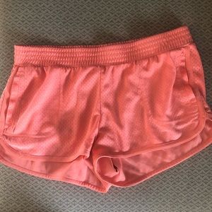 Neon athletic shorts
